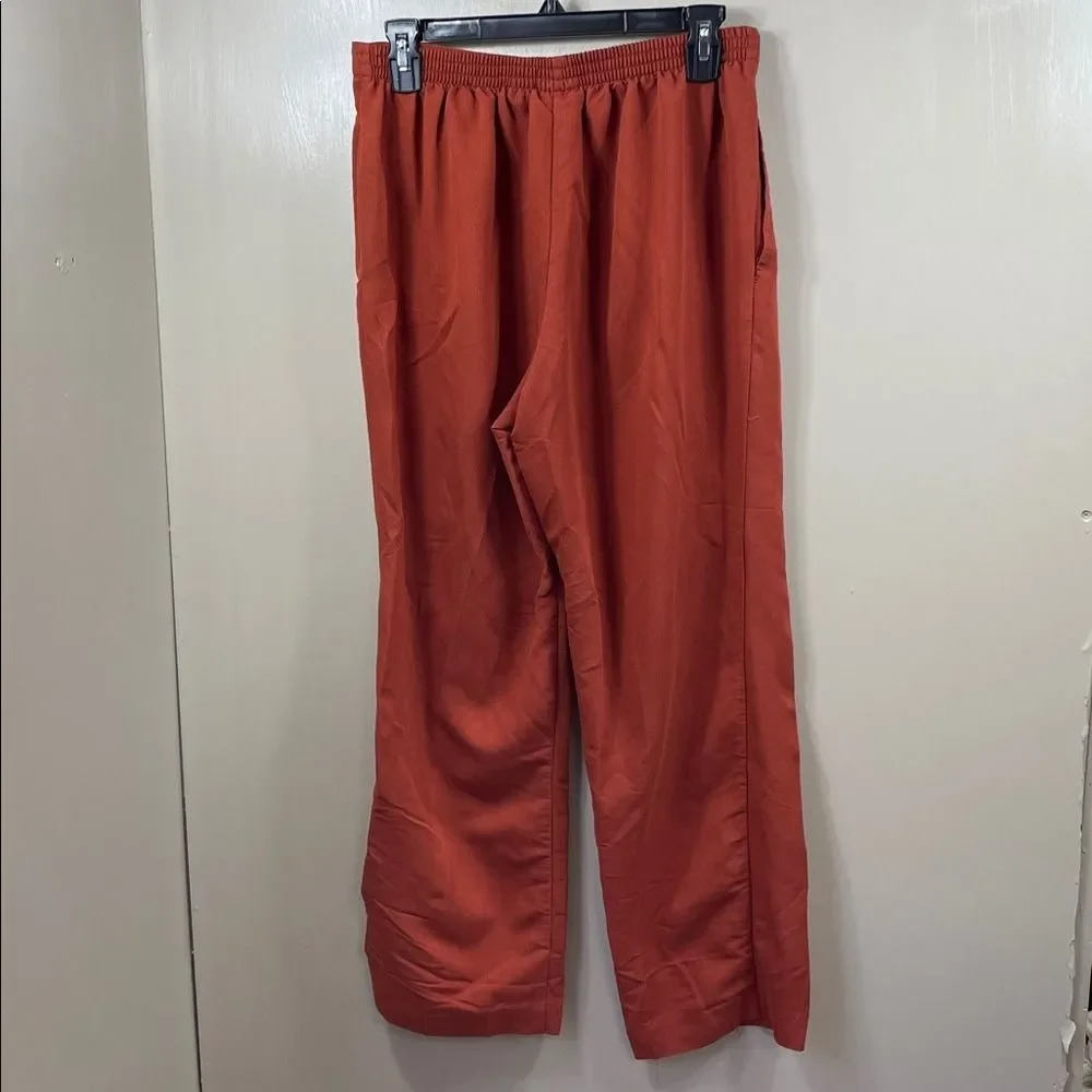 Rust‎ Colored Pants Trousers Dressy Career Wear Modern Style